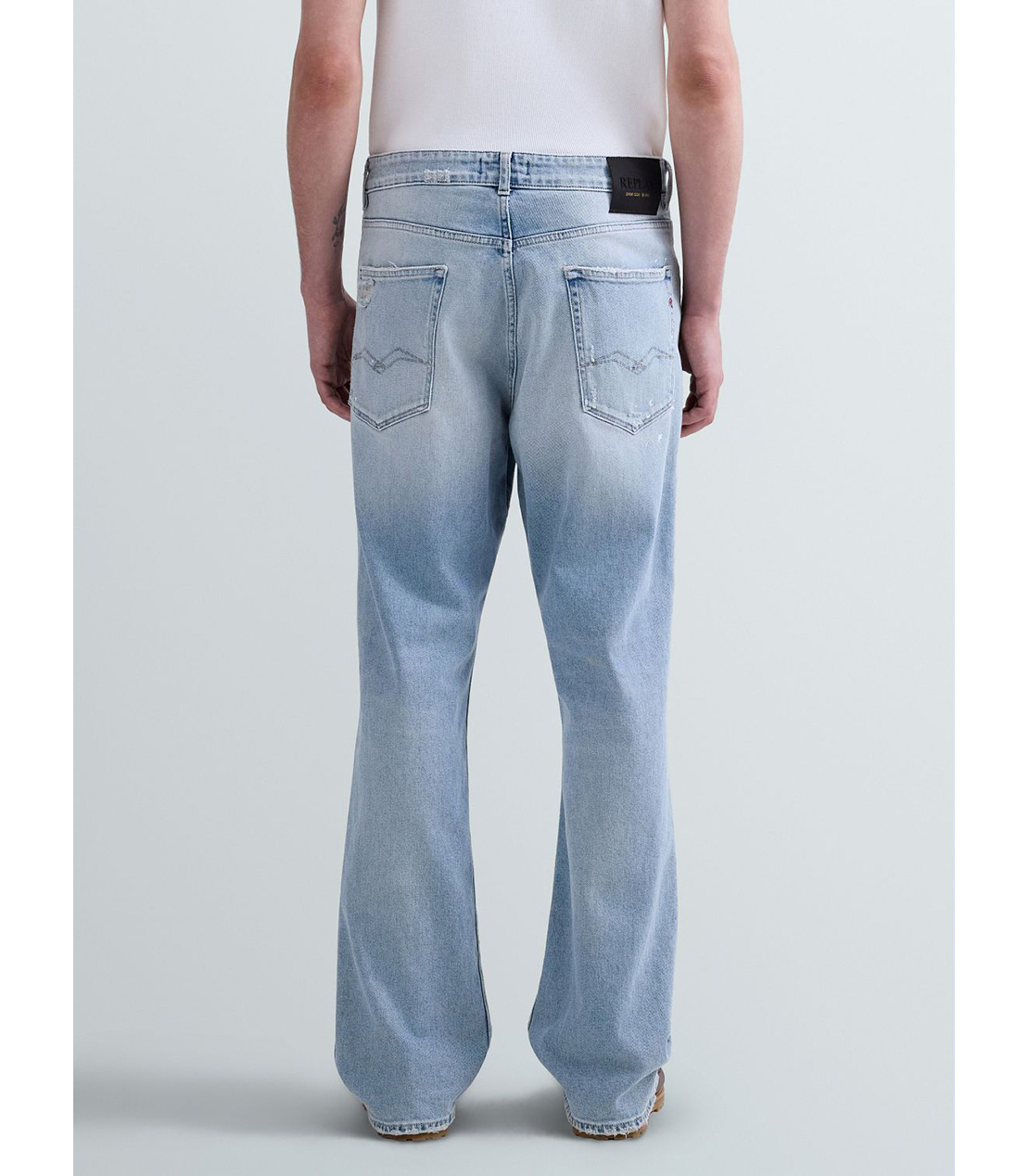 ブーツカットCLEY コンフォートデニム 詳細画像 ライトブルー 3